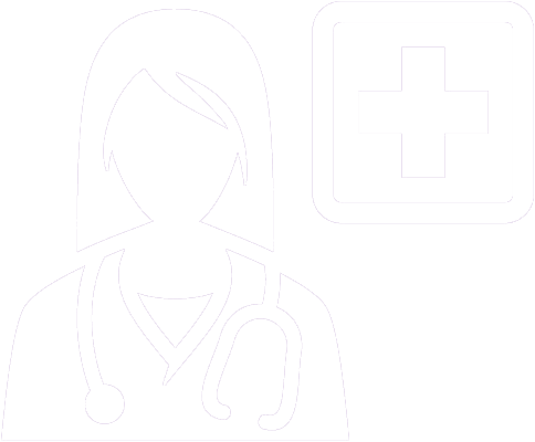Icon Of Nurse Silhouette - Hospital Management System Icons (484x400), Png Download