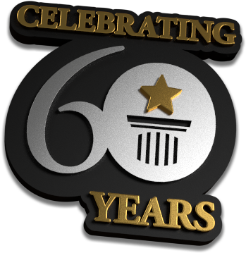 Celebrating 60 Years Logo (396x409), Png Download