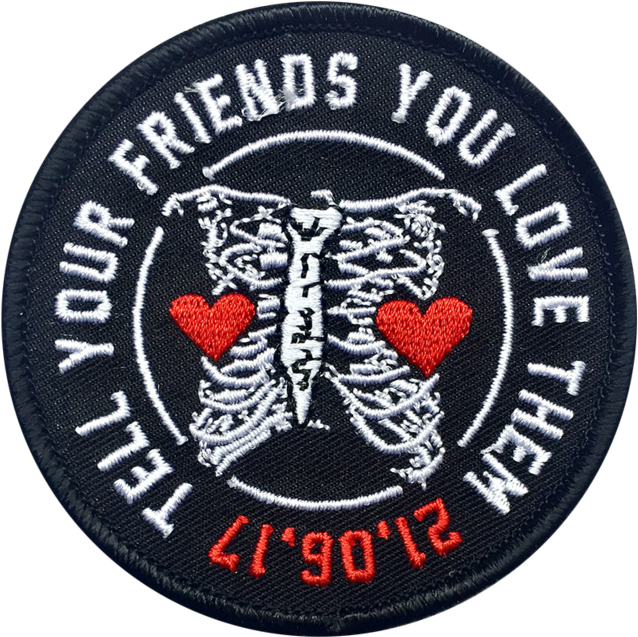 Tyfylt Ribcage Patch (1000x1000), Png Download