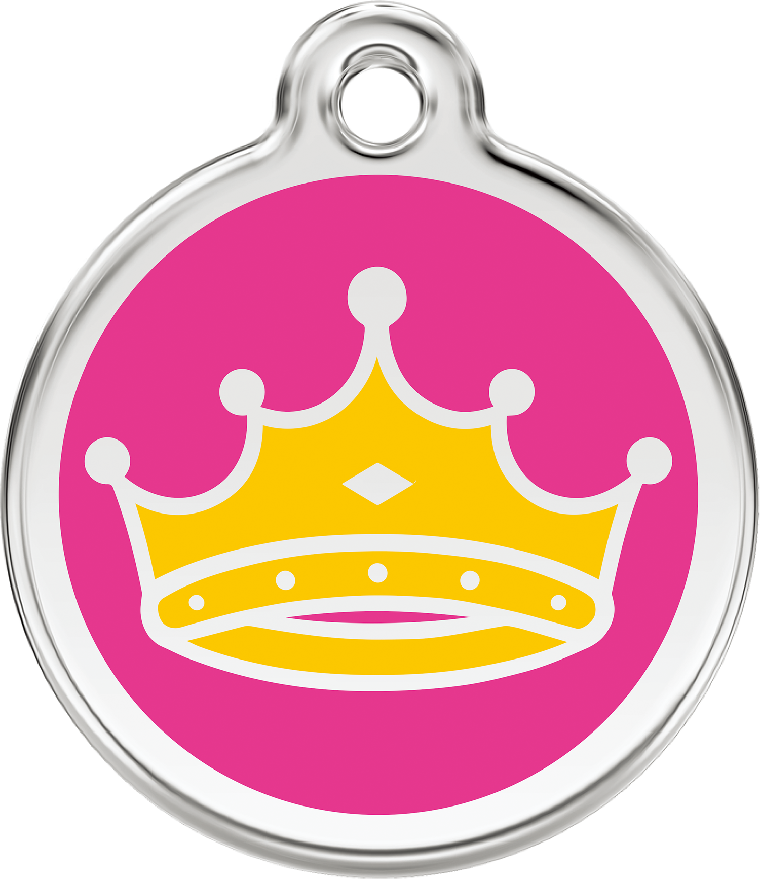 1qchpm, 9330725055568, Image - Red Dingo Queen Pet Id Tag - Hot Pink (1500x1734), Png Download