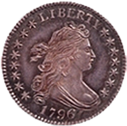 Draped Bust Dimes - Coin (450x450), Png Download