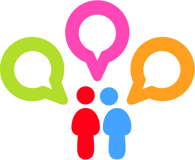 Cc Icons Color Conversations Large - People Talking Icon Png (631x517), Png Download