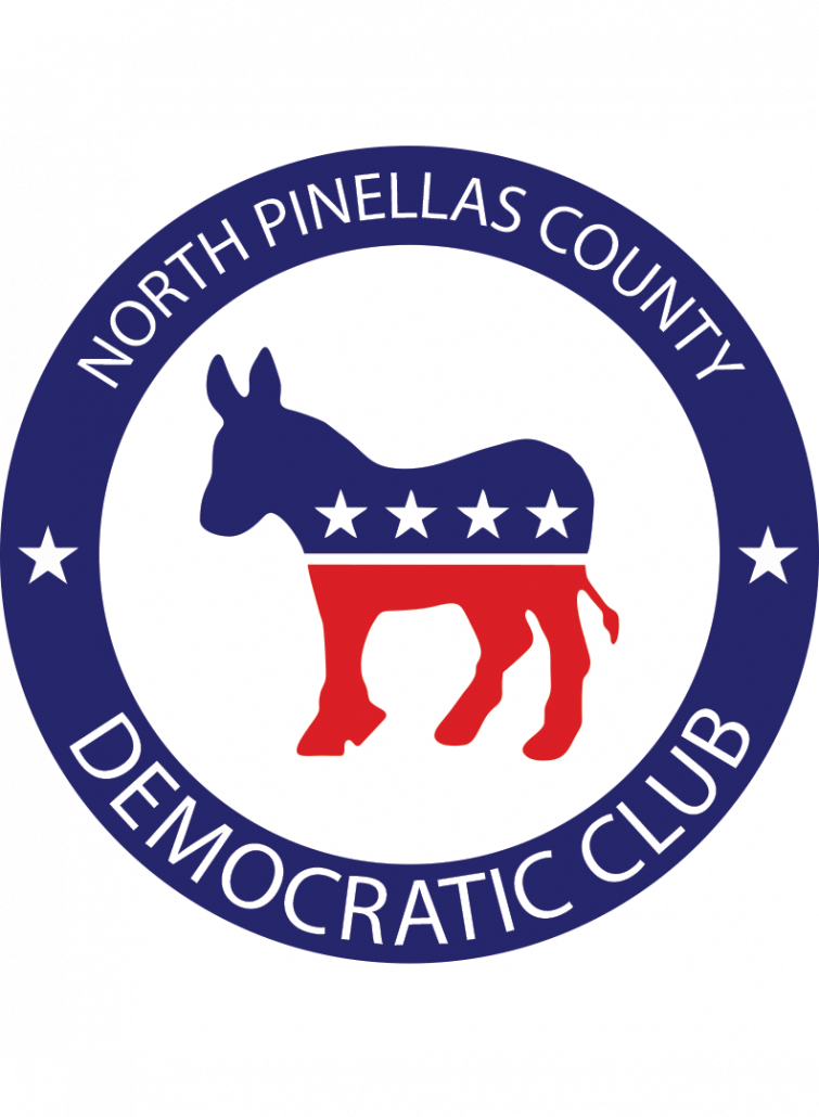 North Pinellas County Democratic Club - Democrat And Republican Sign (755x1030), Png Download