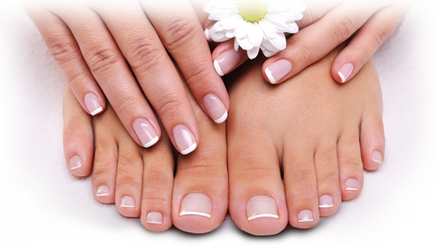 Apply Olive Oil And Lemon - French Manicure (620x350), Png Download
