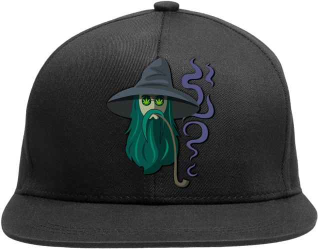 Green Wizard Original Cap Black - Baseball Cap (1280x893), Png Download
