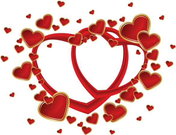 Romance Clipart Elegant Heart - Valentines Day Images Png (600x468), Png Download