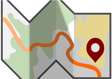 Jpg Royalty Free Library Free - Map Clipart (450x300), Png Download