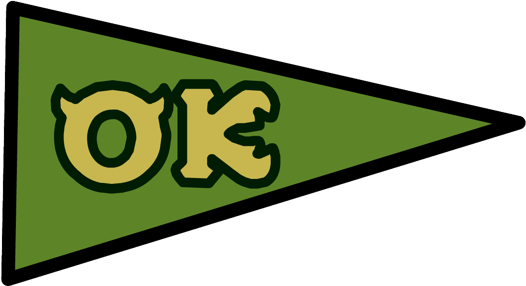 Ok Pennant Furniture Icon Id 2006 - Monster University Logo Ok (1066x587), Png Download