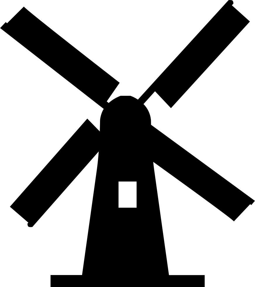 Netherlands Windmill Comments - Windmill Png (872x980), Png Download