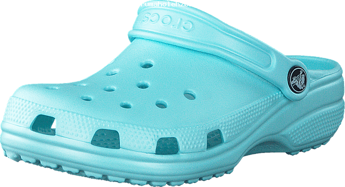Crocs Children Classic Kids Ice Blue Children-5i2hz - Crocs Turkoosi (705x383), Png Download