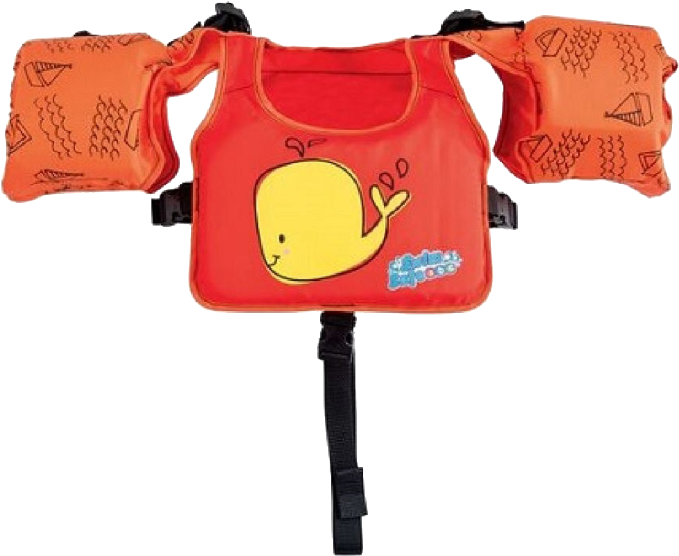 Beach And Boat Gear A Bestway Toddler Life Vest, Uscga - Bestway Swim Pal Duo Uscg Swim Trainer (1000x841), Png Download