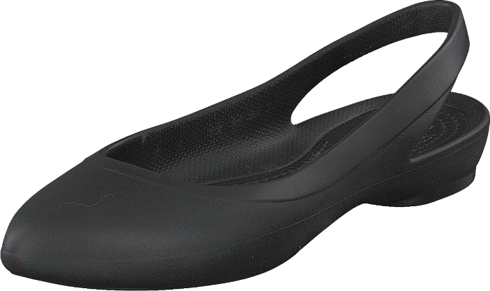 Crocs Eve Slingback W Black - Shoe (705x419), Png Download