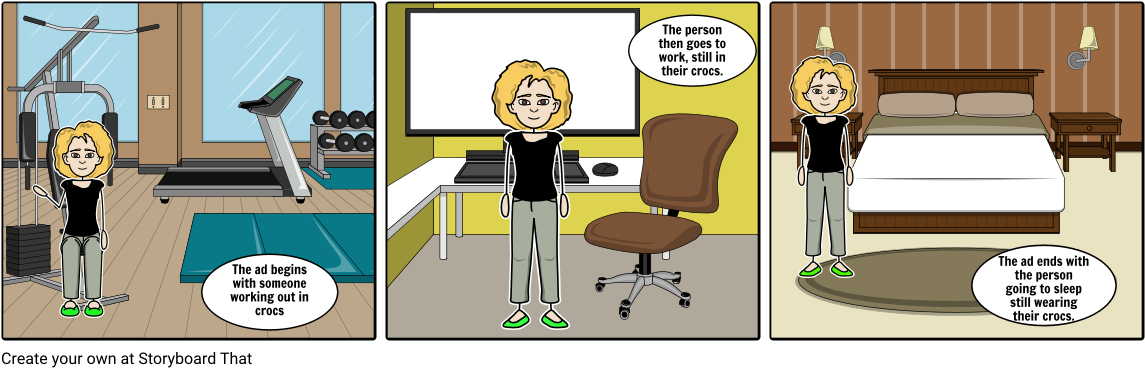 Crocs Advertisement - Cartoon (1164x385), Png Download