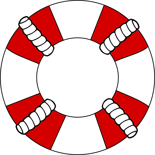 Life Preserver Clip Art (541x541), Png Download