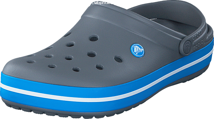 Crocs Crocband Charcoal/ocean 00624-15 Mens Synthetic - Sandal (705x392), Png Download