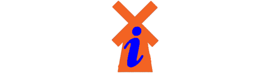 Cropped Expatinfo Windmill Logo White Orange Blue Multi (940x320), Png Download