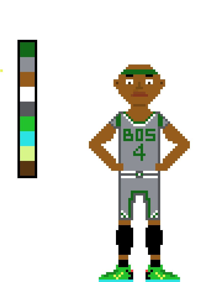 Lucas Guere Isaiah Thomas - Isaiah Thomas Pixel (990x1200), Png Download