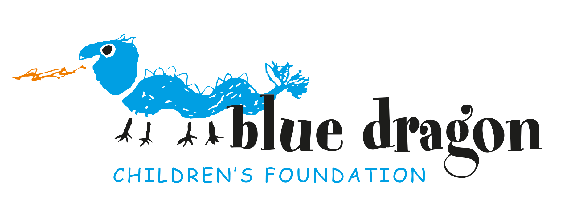 Blue Dragon Children's Foundation Logo Png (1846x709), Png Download