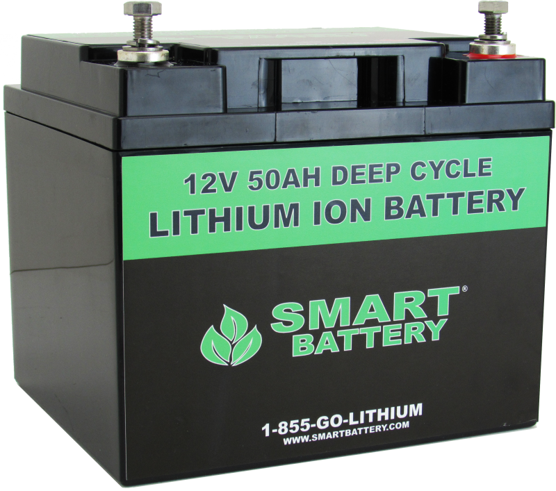 12v 50ah Lithium Ion Battery - 12v 50ah Battery (800x707), Png Download