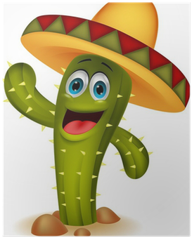 Cartoon Cactus (400x400), Png Download