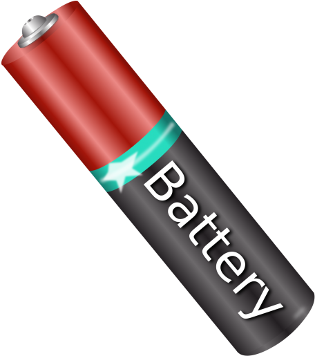 Battery Png Transparent Image - Aaa Type Battery X 4 (500x542), Png Download