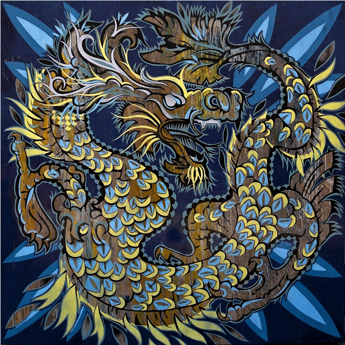 Blue Dragon (750x750), Png Download