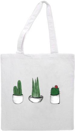 Cute Cacti - Tote Bag (332x480), Png Download