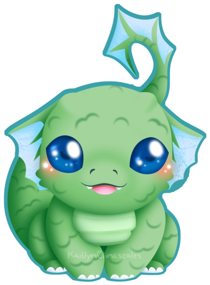 Baby Dragon By Clinkorz On Clipart Library - Cute Cartoon Baby Dragon (600x600), Png Download