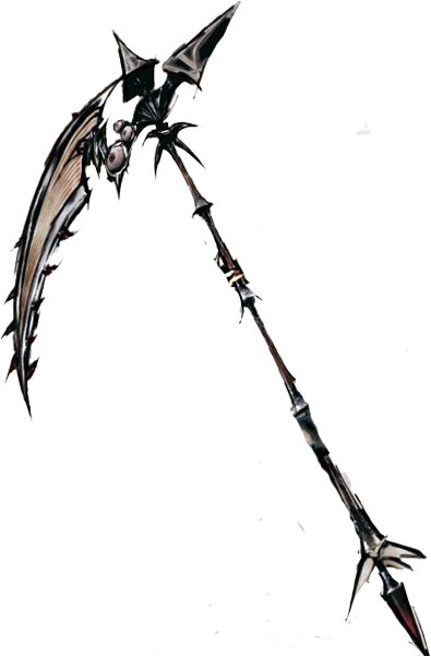 Anime Scythe Png Jpg Free Download - Reaper Scythe (401x600), Png Download