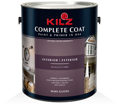 Kilz Complete Coat® - Kilz Complete Coat Semi Gloss White (530x530), Png Download