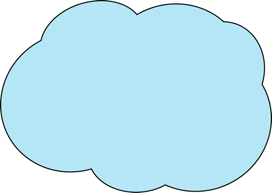 Cloud Clip Art - Heart (550x391), Png Download