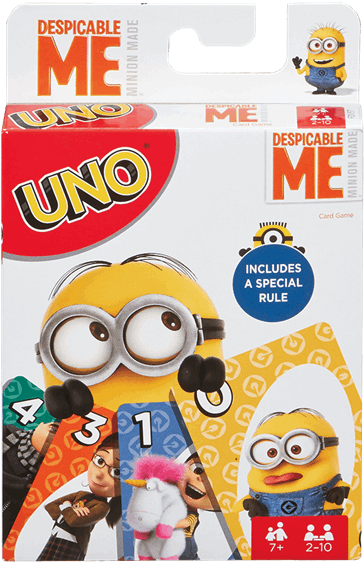 Mattel Uno Despicable Me Card Game (600x600), Png Download