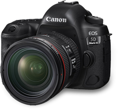 Camera - Canon Eos 5d Mark Iv With 24-70mm Is Lens (kit) (423x387), Png Download