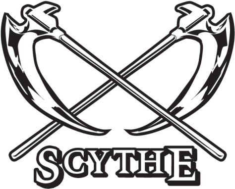 Scythe Logo (500x406), Png Download