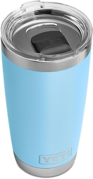 Yeti 20 Oz. Rambler Tumbler W/ Magslider Lid | Blue (700x579), Png Download