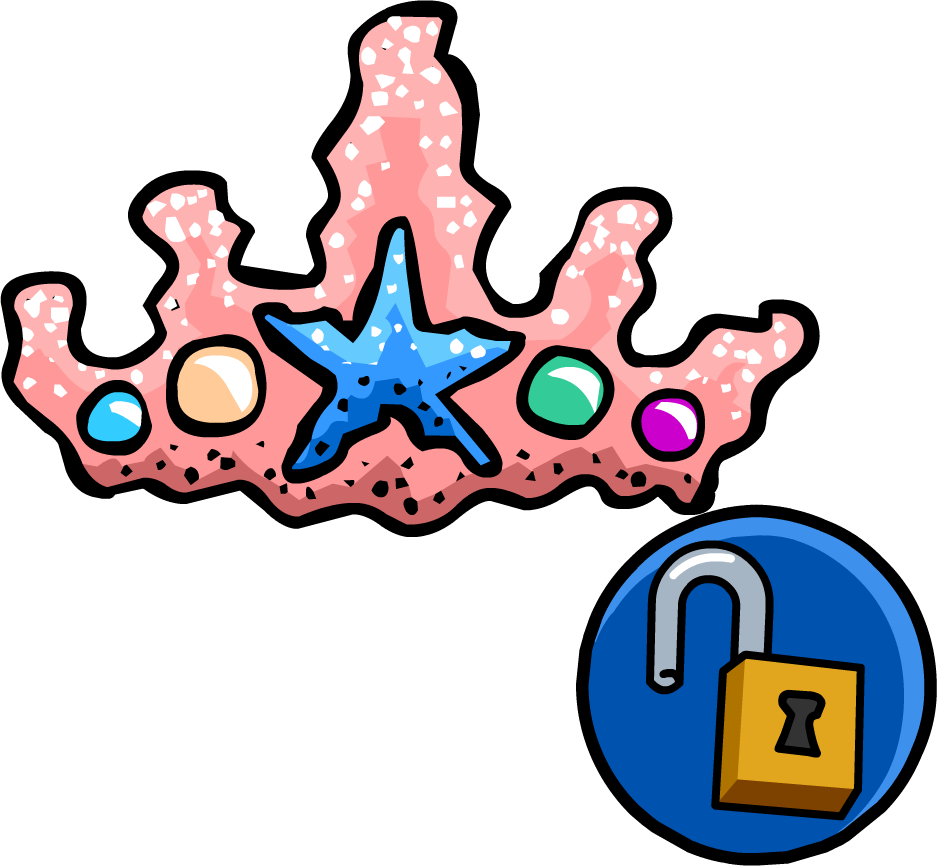 Coral Crown Unlockable Icon (937x866), Png Download
