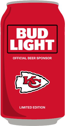 4 Dec - Kansas City Bud Light (510x530), Png Download