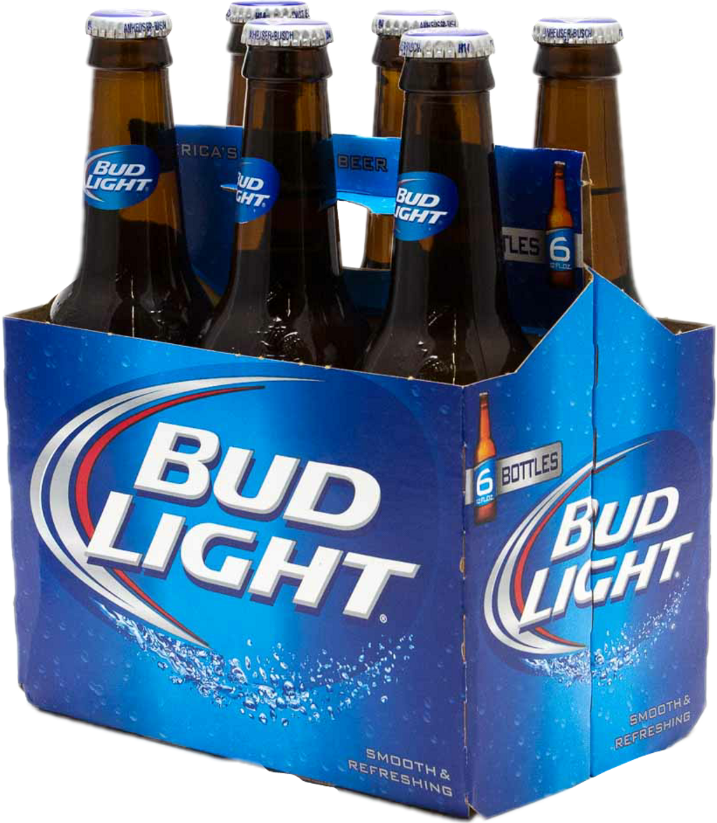 Trademark Bud Light Metal 2 Shelf Portable Bar Table (500x500), Png Download