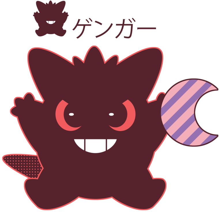 Chibi Pokemon By Itachi-roxas - Chibi Shiny Gengar (800x783), Png Download