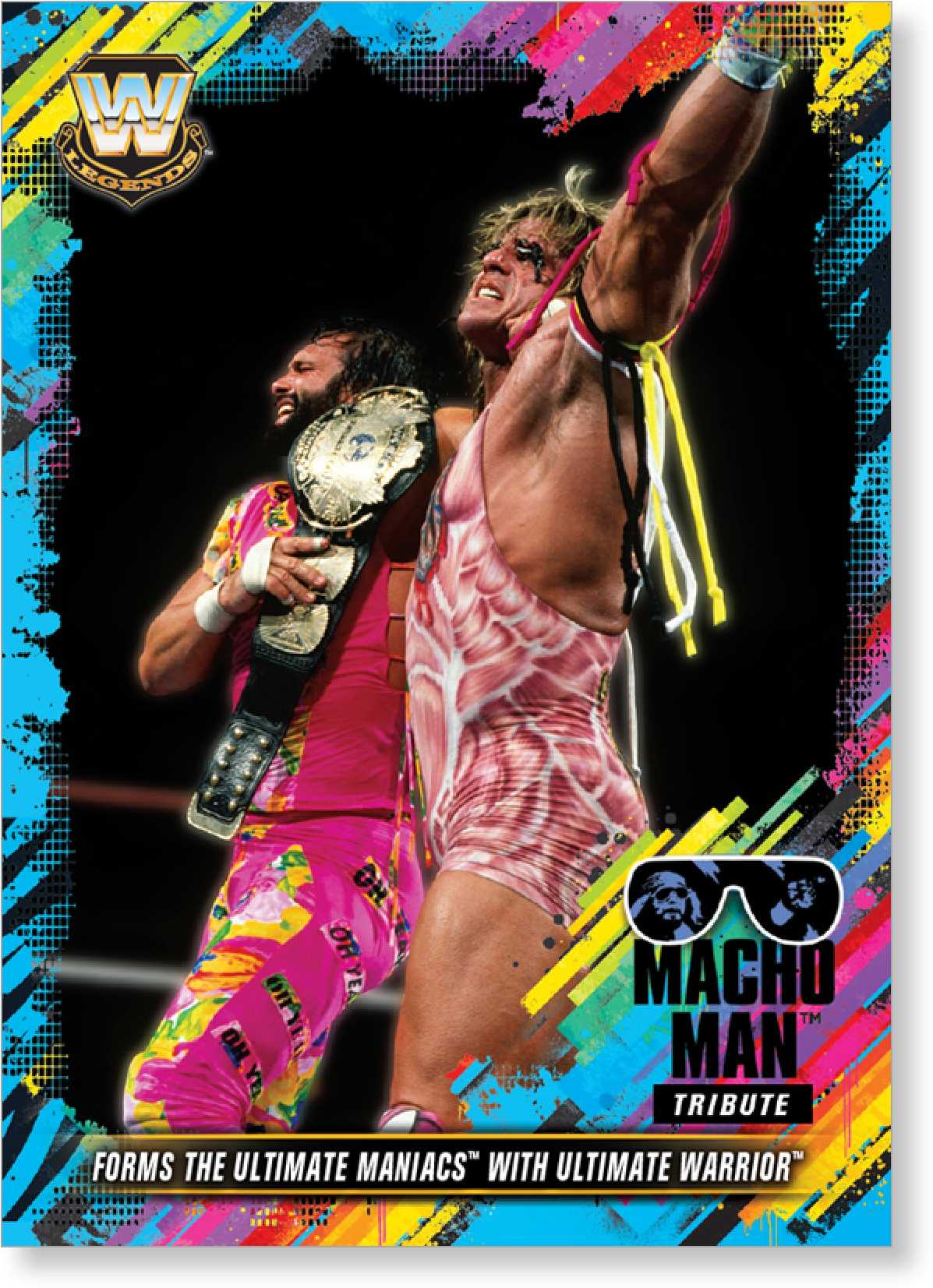 2018 Topps Wwe Heritage Forms The Ultimate Maniacs - The Ultimate Warrior (2000x2000), Png Download