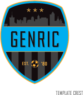 Template Soccer Rebrand - Soccer Crest (378x378), Png Download