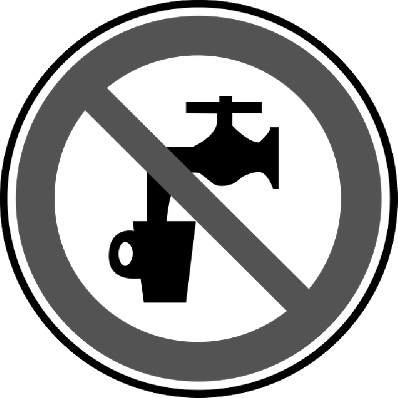 Mb Image/png - Dont Waste Water Sign (800x800), Png Download