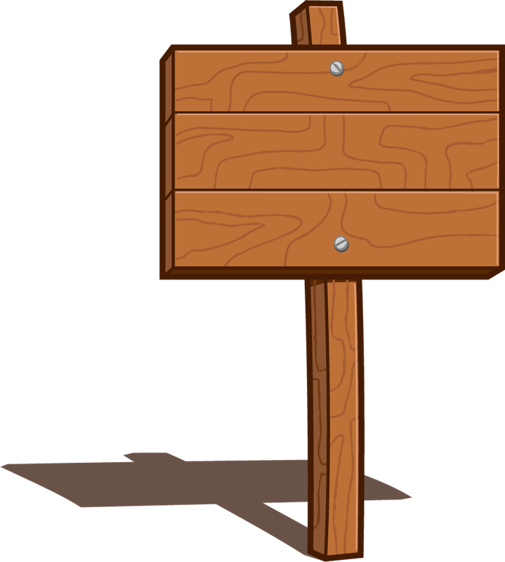 Dibujo Cartel Png - Carteles De Madera Dibujo (719x800), Png Download