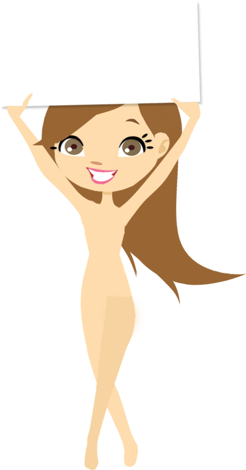 Doll Con Cartel - Doll Para Vestir Png (571x1000), Png Download