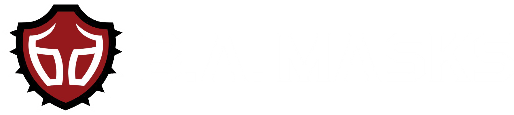 B - A - Masks - Shirt (1784x429), Png Download