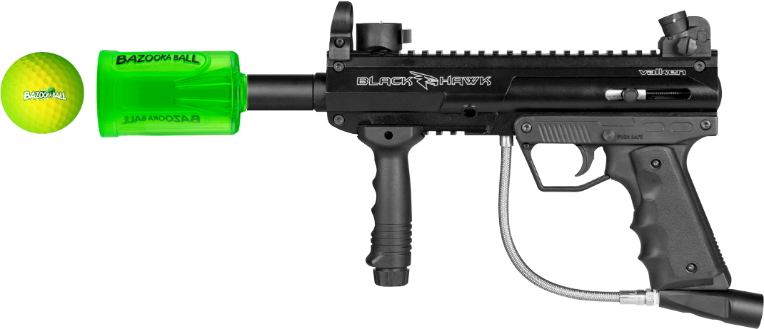 What Is Bazooka Blast - Valken Paintball Black Hawk (1100x507), Png Download