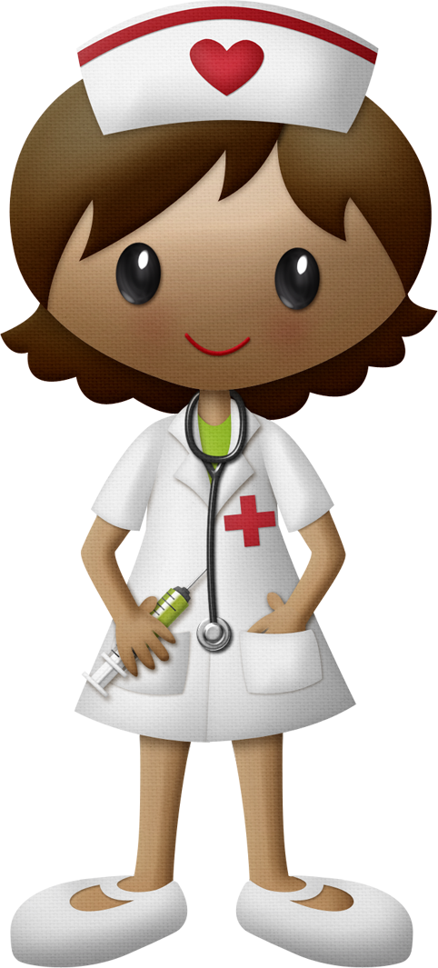 Enfermera Nurse Wreath, Nurse Clip Art, Nursing Printables, - Técnico De Enfermagem Desenho (482x1065), Png Download