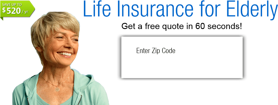 Elderly Life Insurance Source - Old People Insurance (980x400), Png Download