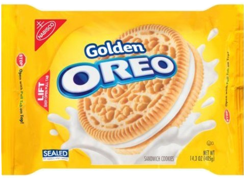 Nabisco Golden Oreo Cookies - Golden Oreos (479x385), Png Download