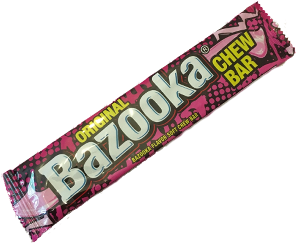 Bazooka Chew Bar (500x500), Png Download